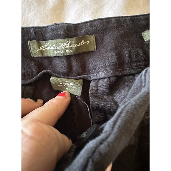 Eddie Bauer Blakely Fit Black Straight Leg Pants – Size 8 - Picture 6 of 7